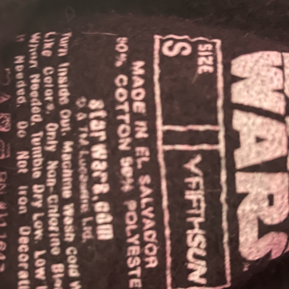 2 matching Star Wars hoodies